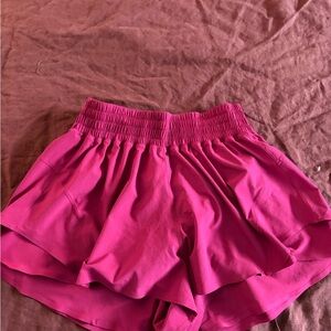 lululemon athletica Shake It Off High-Rise Running Shorts 2.5” in Berry rumble